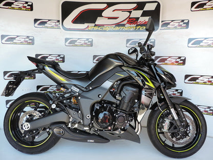 2010-up Kawasaki Z1000 / ZX1000 / 2010-19 Ninja 1000SX CS Racing Full Exhaust | Muffler + Headers + dB Killer (+5.5hp) - CS Racing Exhaust