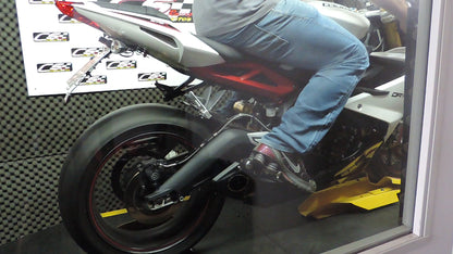 Scarico Slip-on Racing CS per Triumph Daytona 675 R 2013-18 | Silenziatore + dB Killer 