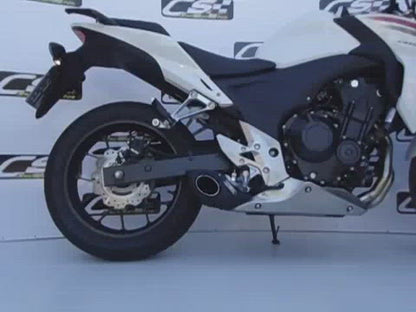 Scarico completo CS Racing Honda CB500F / CBR500R 2013-15 | Marmitta + Collettori + dB Killer 