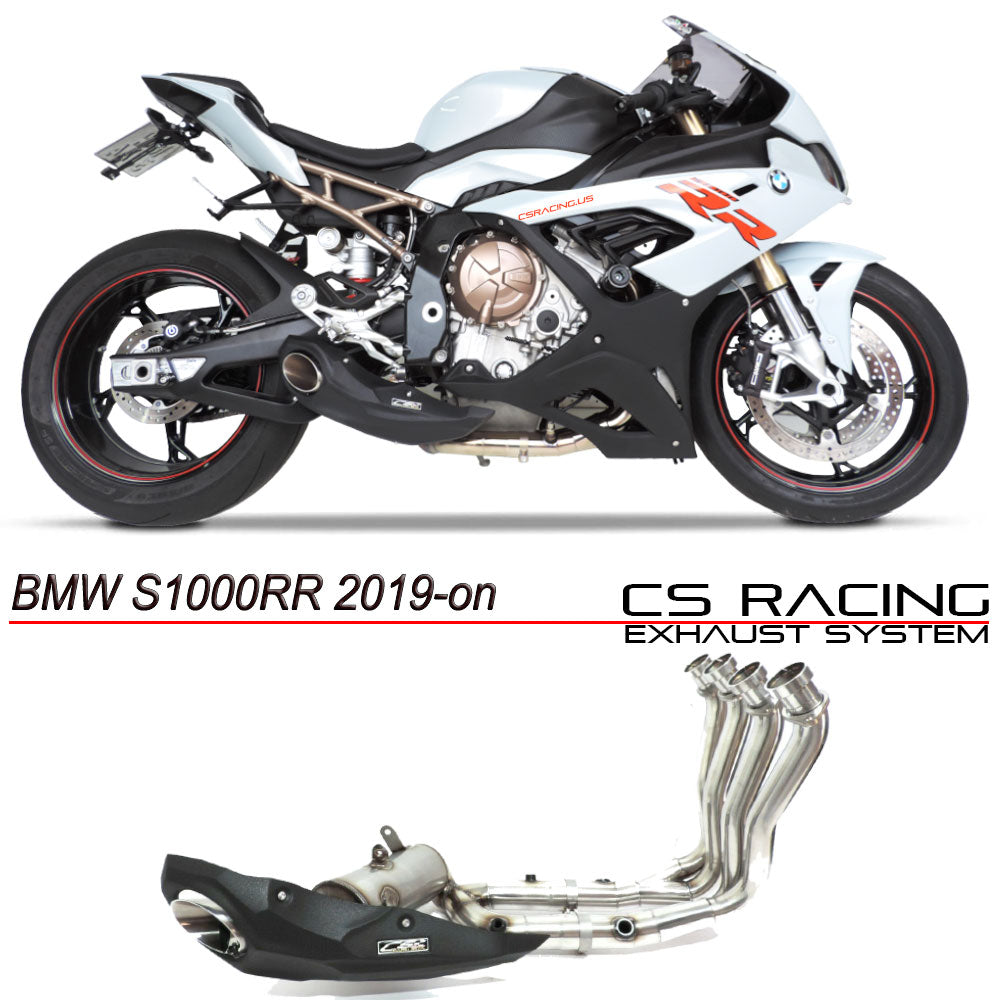 2019-24 BMW S1000RR CS Racing Full Exhaust | Muffler + Headers + dB ...