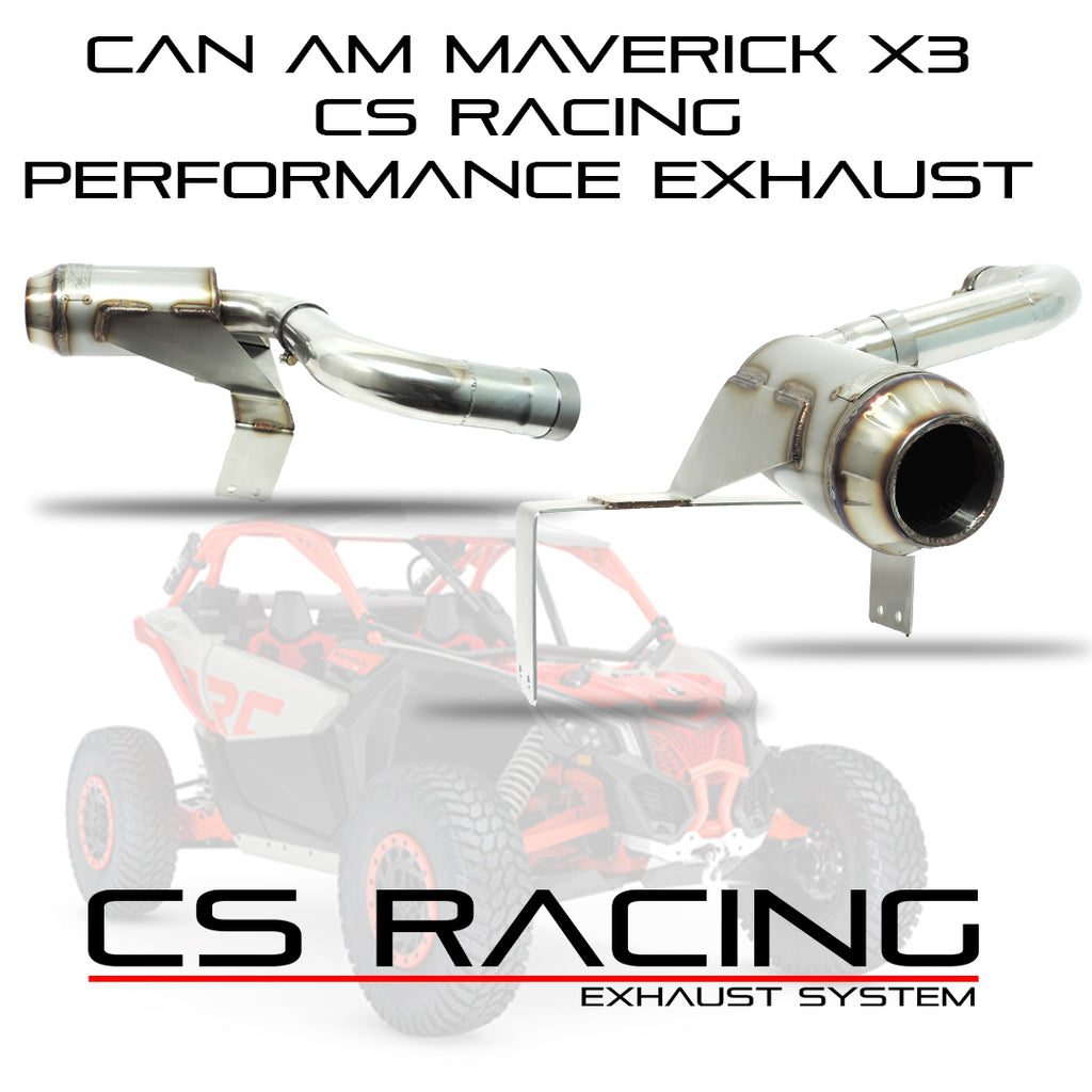 Can-Am Maverick X3 Turbo CS Racing Exhaust (All Turbo Models)