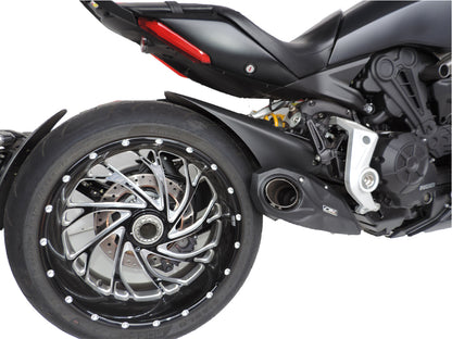 2016-up Ducati XDiavel / 2019-22 Diavel CS Racing Slip-on Exhaust | Muffler + dB Killer (+0.75hp) - CS Racing Exhaust