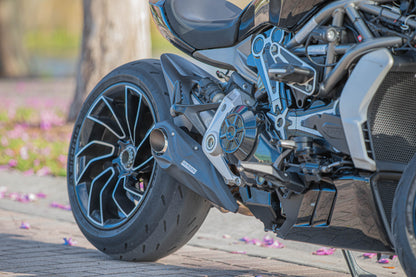 2016-up Ducati XDiavel / 2019-22 Diavel CS Racing Slip-on Exhaust | Muffler + dB Killer (+0.75hp) - CS Racing Exhaust