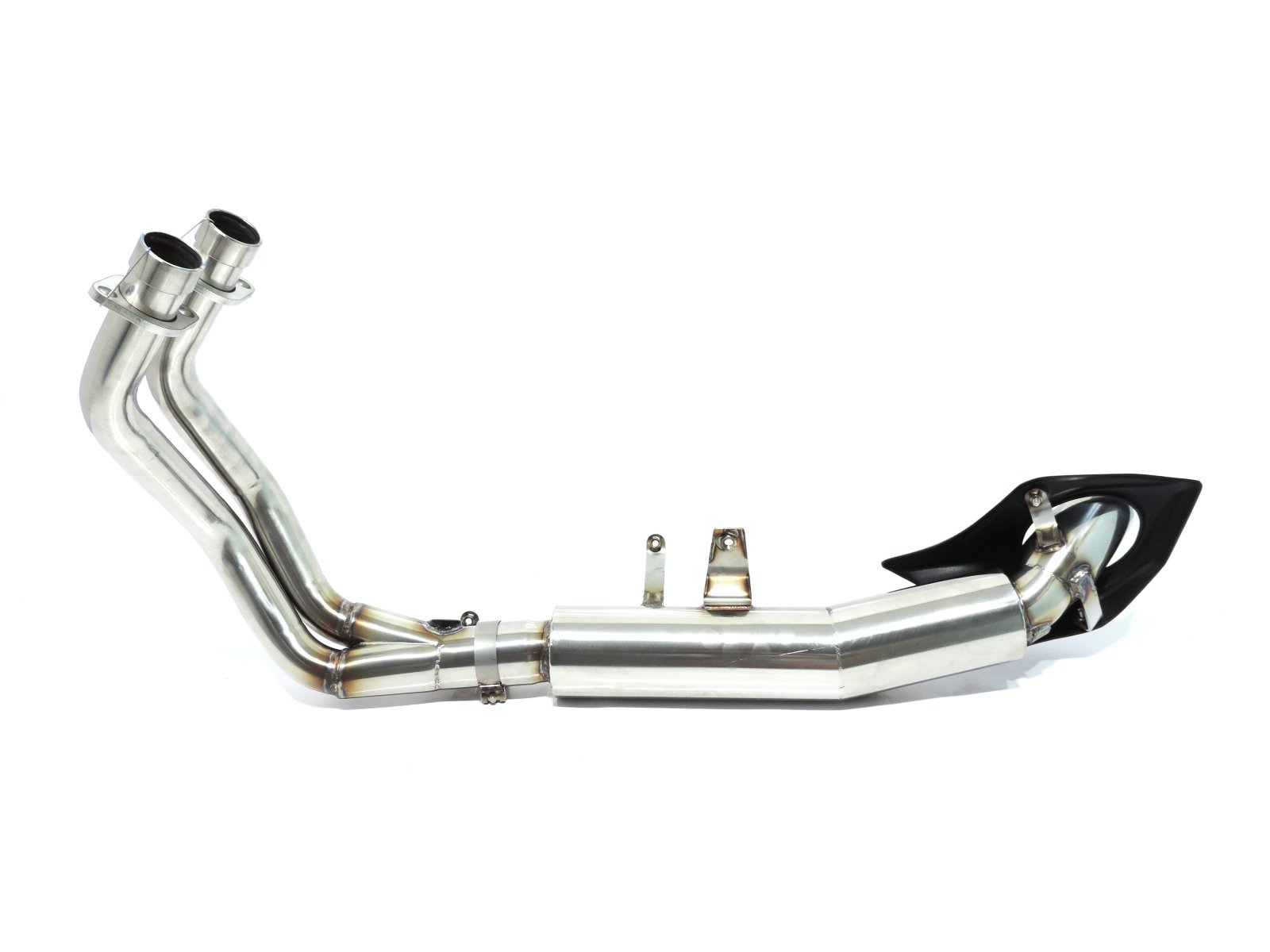 2013-15 Honda CB500F / CBR500R CS Racing Full Exhaust | Muffler + Headers + dB Killer - CS Racing Exhaust