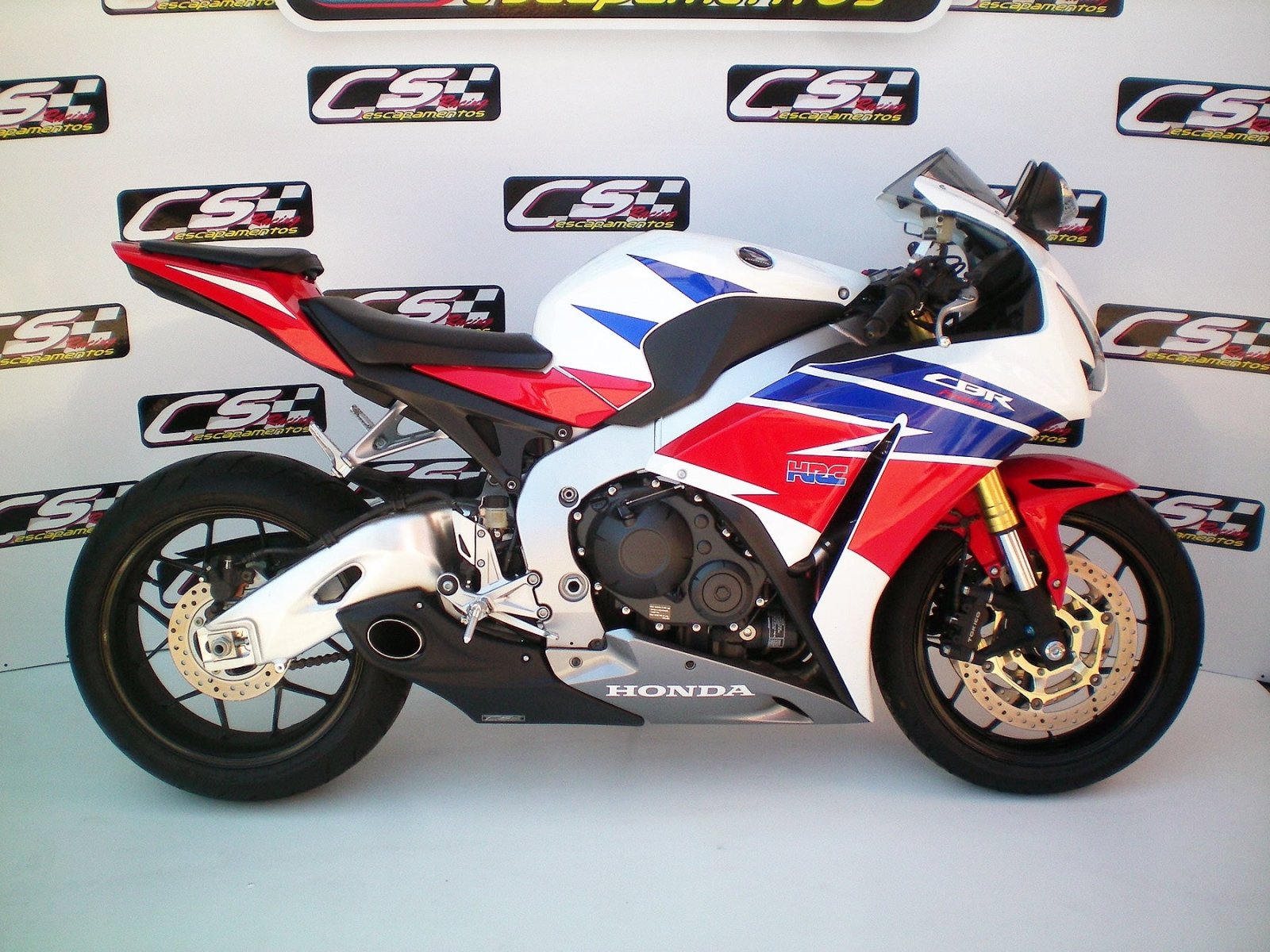 2012-13 Honda CBR1000RR (2012-16 USA) CS Racing Slip-on Exhaust | Muffler + dB Killer (+2.7hp) - CS Racing Exhaust