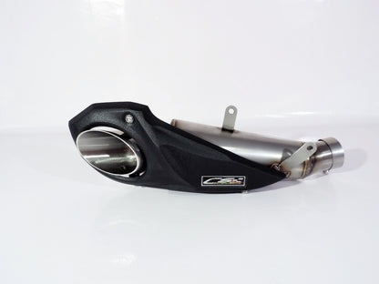 2018-23 Kawasaki Z400 / Ninja 400 CS Racing Slip-on Exhaust | Muffler + dB Killer (mods required) - CS Racing Exhaust
