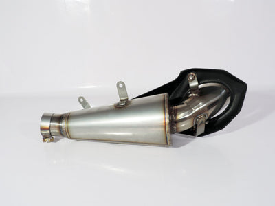 2018-23 Kawasaki Z400 / Ninja 400 CS Racing Slip-on Exhaust | Muffler + dB Killer (mods required) - CS Racing Exhaust