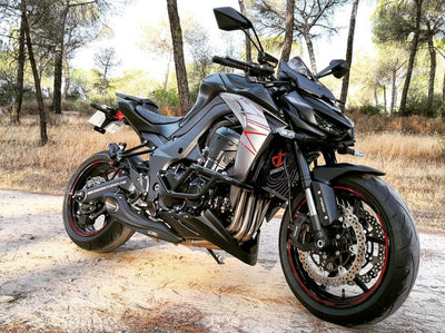 2010-up Kawasaki Z1000 / ZX1000 / 2010-19 Ninja 1000SX CS Racing Full Exhaust | Muffler + Headers + dB Killer (+5.5hp) - CS Racing Exhaust