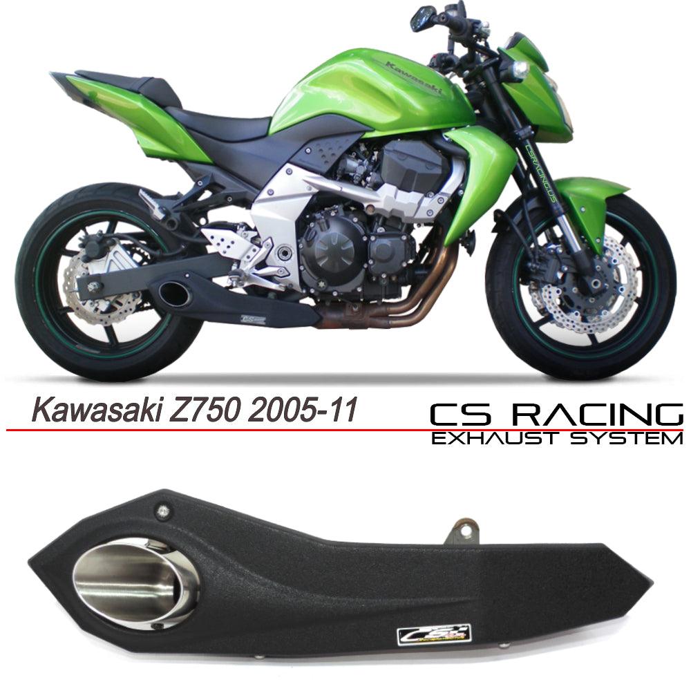 2005-11 Kawasaki Z750 CS Racing Slip-on Exhaust | Muffler + dB Killer