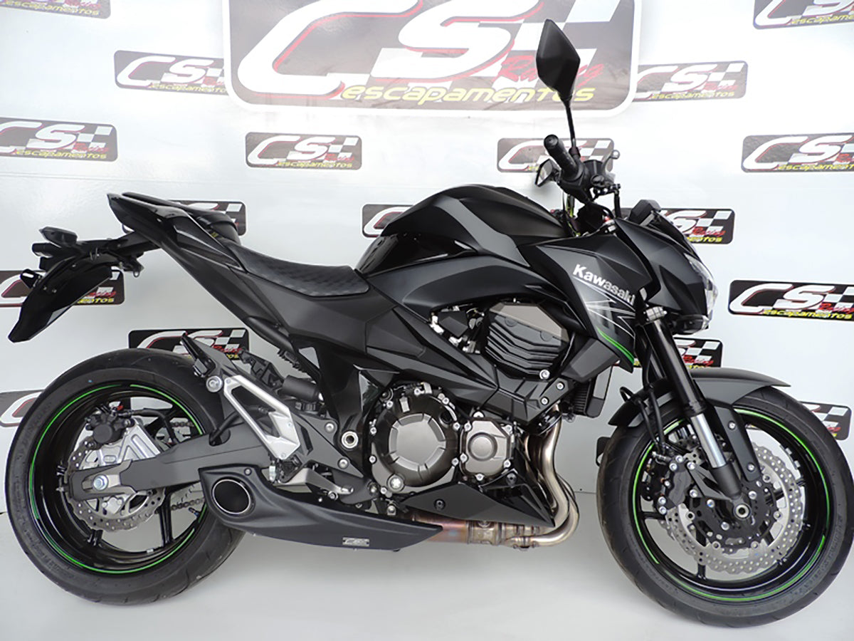 2013-16 Kawasaki Z800 CS Racing Slip-on Exhaust | Muffler + dB Killer (+1hp) - CS Racing Exhaust