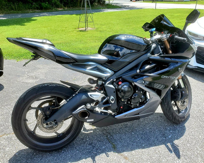 2013-18 Triumph Daytona 675 R CS Racing Slip-on Exhaust | Muffler + dB Killer - CS Racing Exhaust