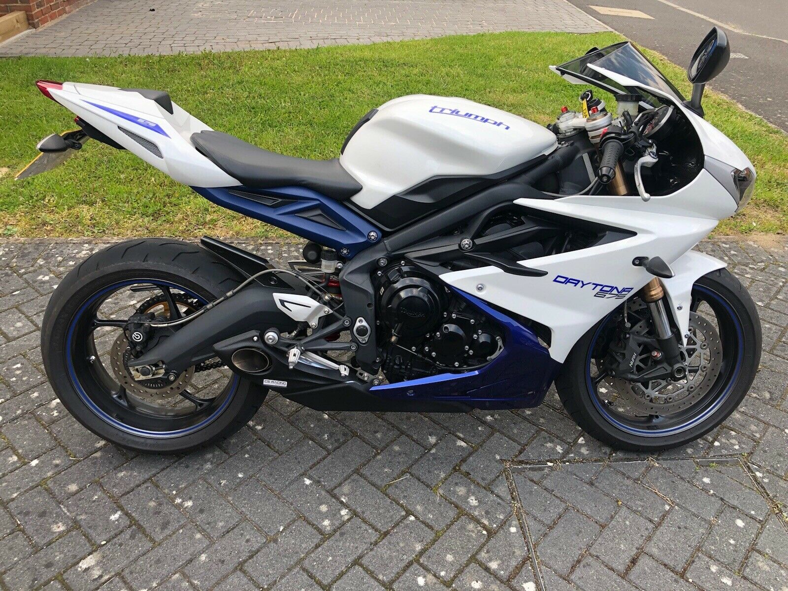 2013-18 Triumph Daytona 675 R CS Racing Slip-on Exhaust | Muffler + dB Killer - CS Racing Exhaust