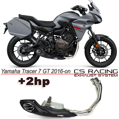 2016-24 Yamaha Tracer 700 / Tracer 7 GT | CS Racing Full Exhaust (+2hp) - CS Racing Exhaust