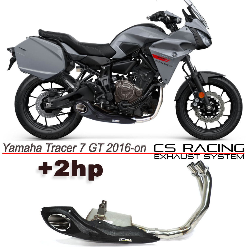 2016-24 Yamaha Tracer 700 / Tracer 7 GT | CS Racing Full Exhaust (+2hp) - CS Racing Exhaust