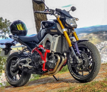 2014-20 Yamaha FZ-09 | MT-09 CS Racing Full Exhaust | Muffler + Headers + dB Killer - CS Racing Exhaust