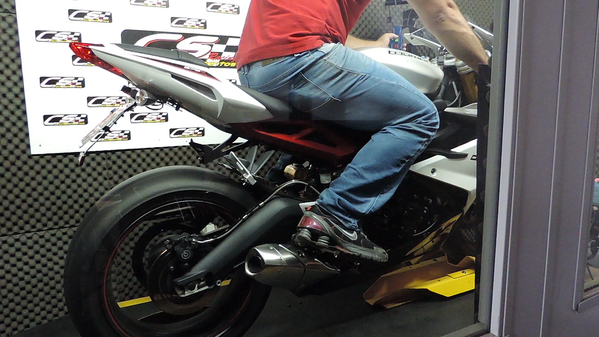 Scarico Slip-on Racing CS per Triumph Daytona 675 R 2013-18 | Silenziatore + dB Killer 