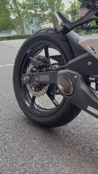 Scarico slip-on CS Racing Kawasaki Z400 / Ninja 400 2018-23 | Silenziatore + dB Killer (con modifiche)
