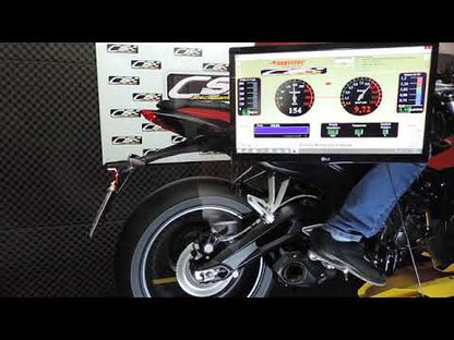 2017-22 Triumph Street Triple 765 R / RS / S CS Racing Slip-on Exhaust | Muffler + dB Killer