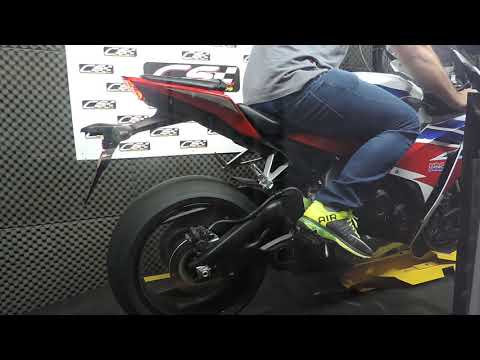 Escape deslizante CS Racing para Honda CBR1000RR 2014-16 (Mercado fuera de EE. UU.) | Silenciador + dB Killer (+2,7 CV) 