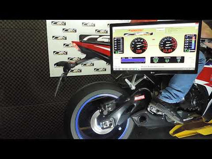Escape deslizante CS Racing para Honda CBR1000RR 2014-16 (Mercado fuera de EE. UU.) | Silenciador + dB Killer (+2,7 CV) 